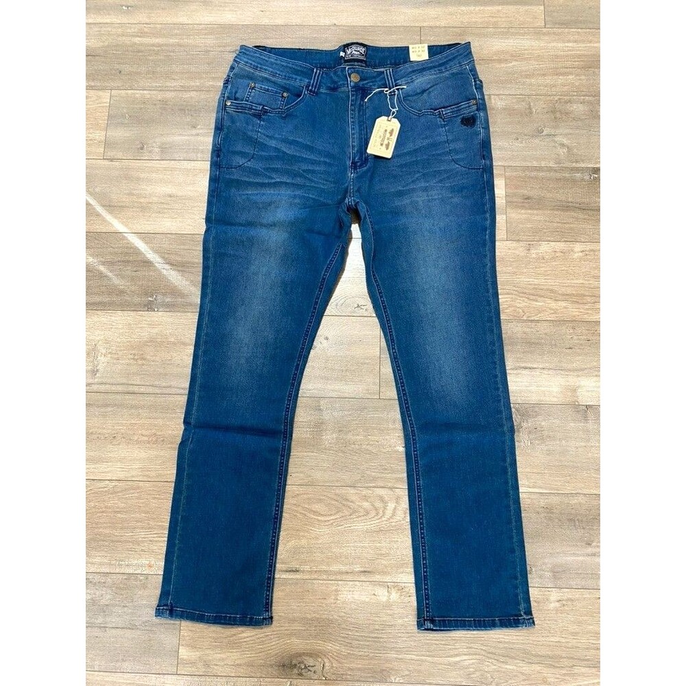 Tactical Distributors Mens 40x32 McQuade Lightweight Stretch Blue Slim Jeans